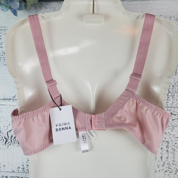 Prima Donna Monterrey Bra 42D Pink Lace NWT Luxury Delicate Boudoir Style - Picture 4 of 11